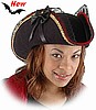 Lady Buccaneer Black Pirate Hat